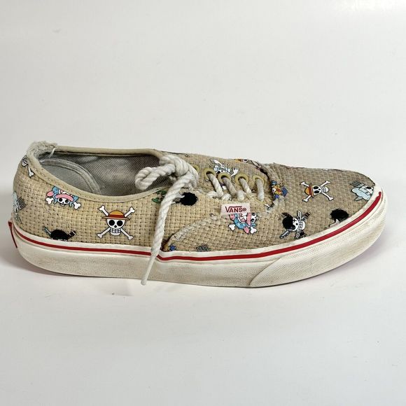 Vans One Piece Authentic Nami Straw Hat Crew Shoe Sneaker Men 6.5 / Womens 8 - Picture 8 of 16